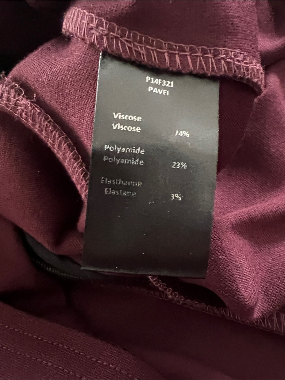 Anne Fontaine Burgundy Pavei Flare Midi Skirt - Size 42 (US 10) - Picture 8 of 11